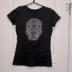 (3 for $12) Scottsdale ARIZONA Sparkly Skull Tee Shirt 💀🖤
